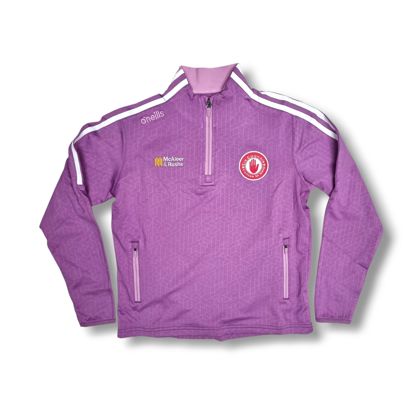 Tyrone GAA Hydra Brushed Half Zip Top - PINK - KIDS