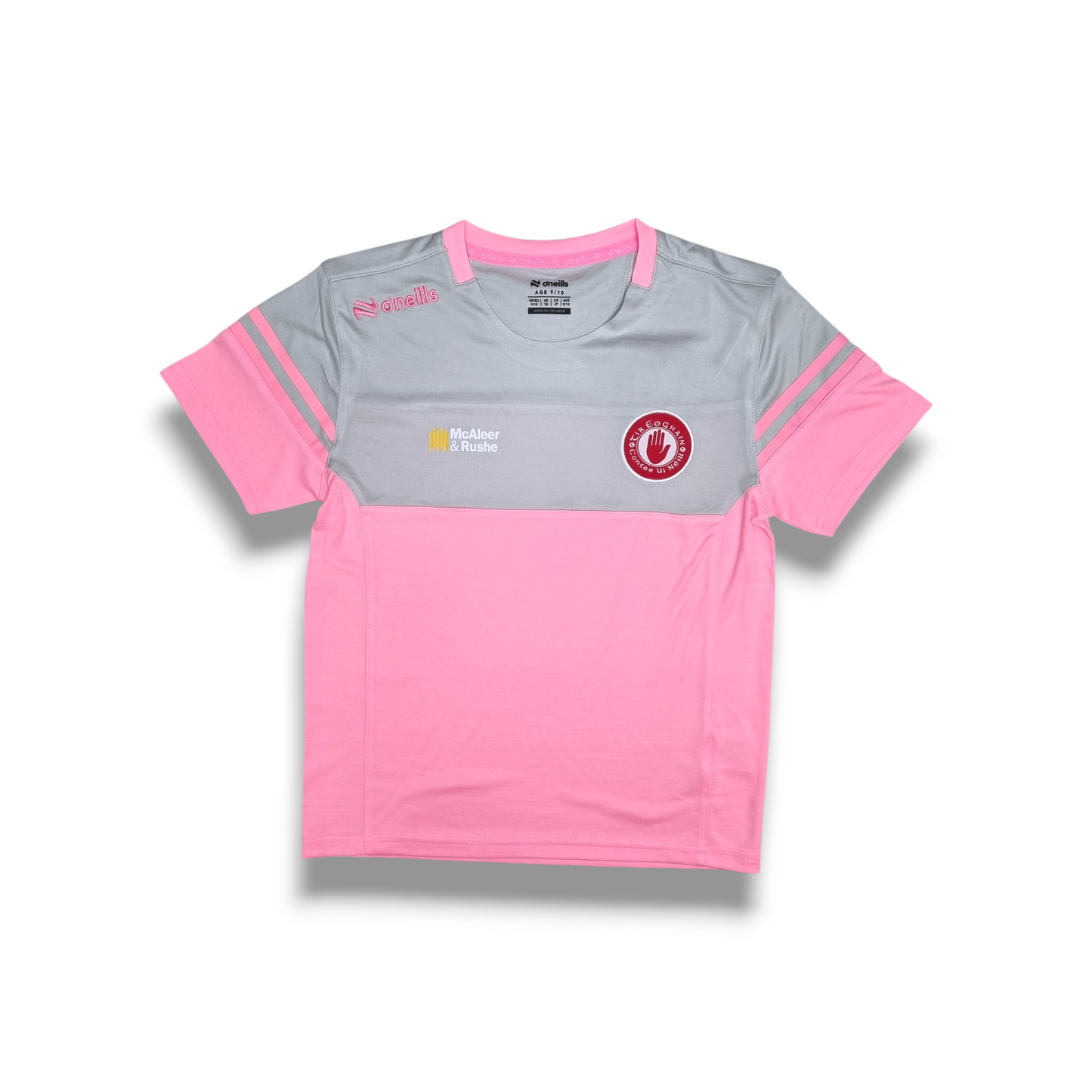 Tyrone GAA Sedona T-Shirt - PINK/WHITE - KIDS