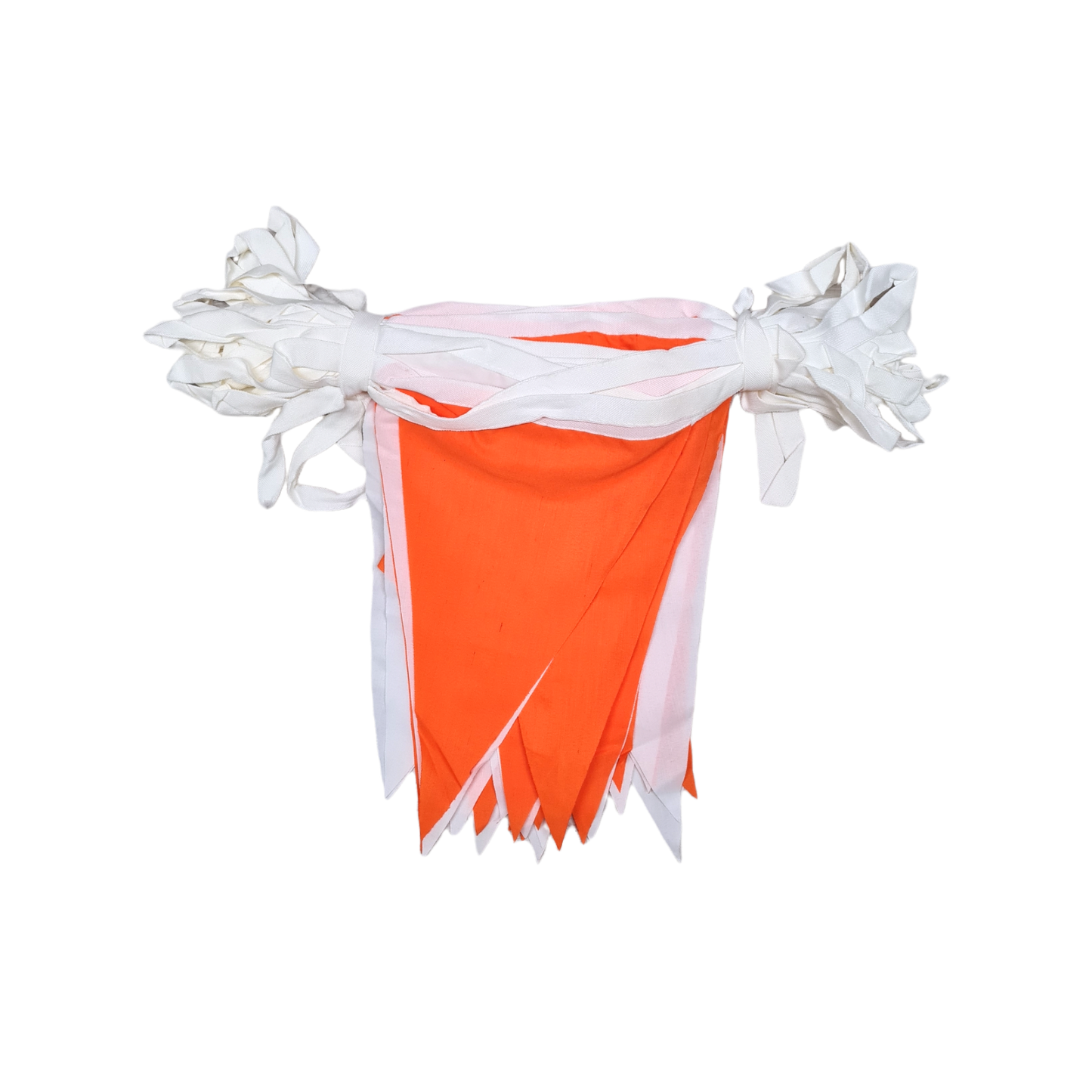 Orange & White Bunting - 2 size options