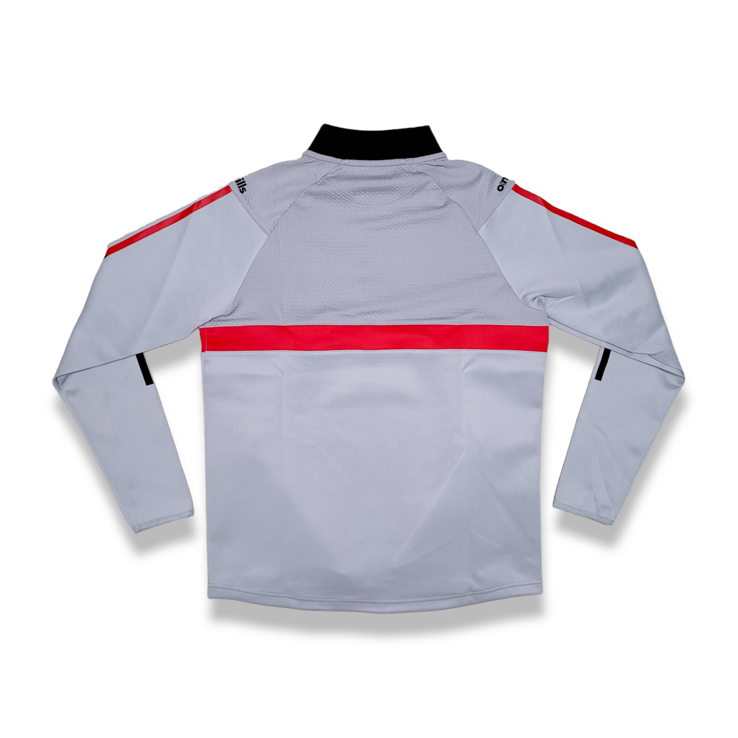 Derry GAA Hybrid 1/4 Zip - ADULTS - Silver/Red