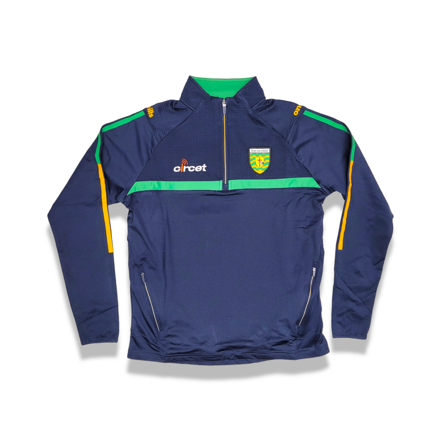 Donegal GAA 1/4 Zip - ADULTS - Marine/Green