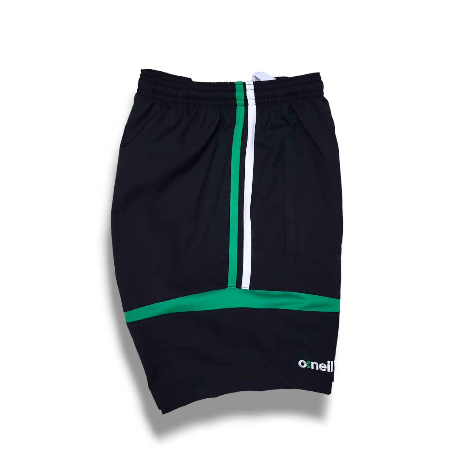 O'Neill's Mens Leisure Shorts - Black/Green/White - Loxton