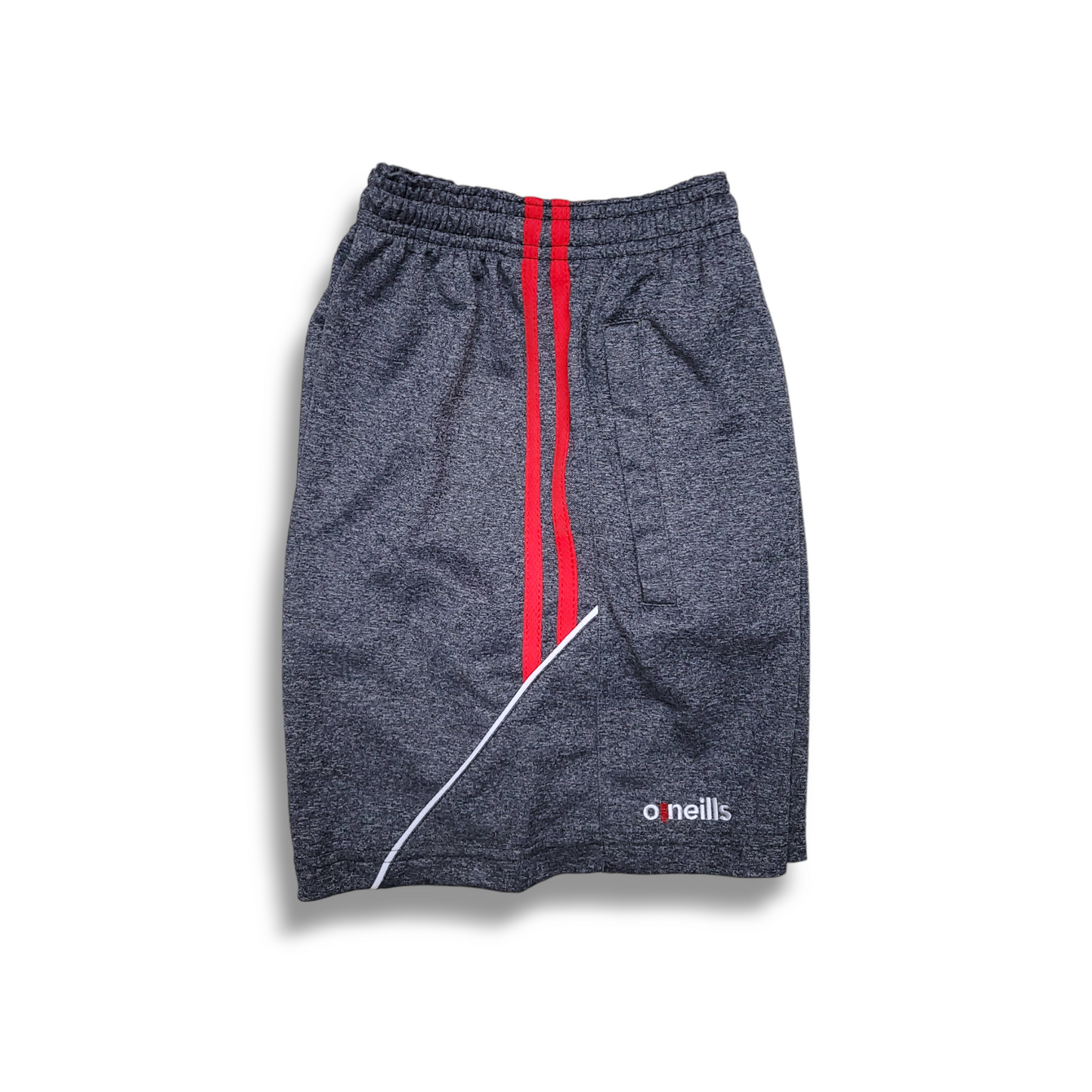 O'Neill's Kids Leisure Shorts - Grey/Red/White - Ormond