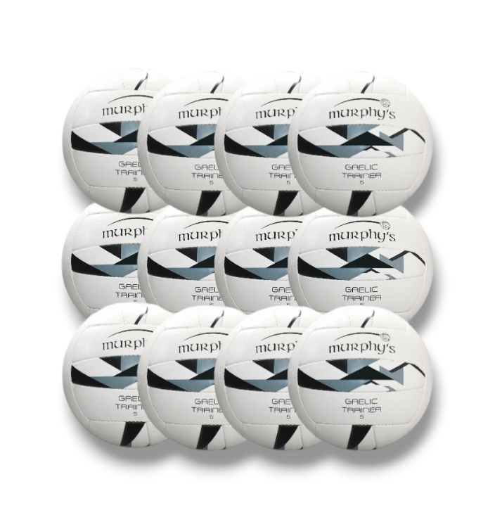 Murphy's Gaelic Football - Trainer Ball Size 4 or 5 x 12 - Free carry net