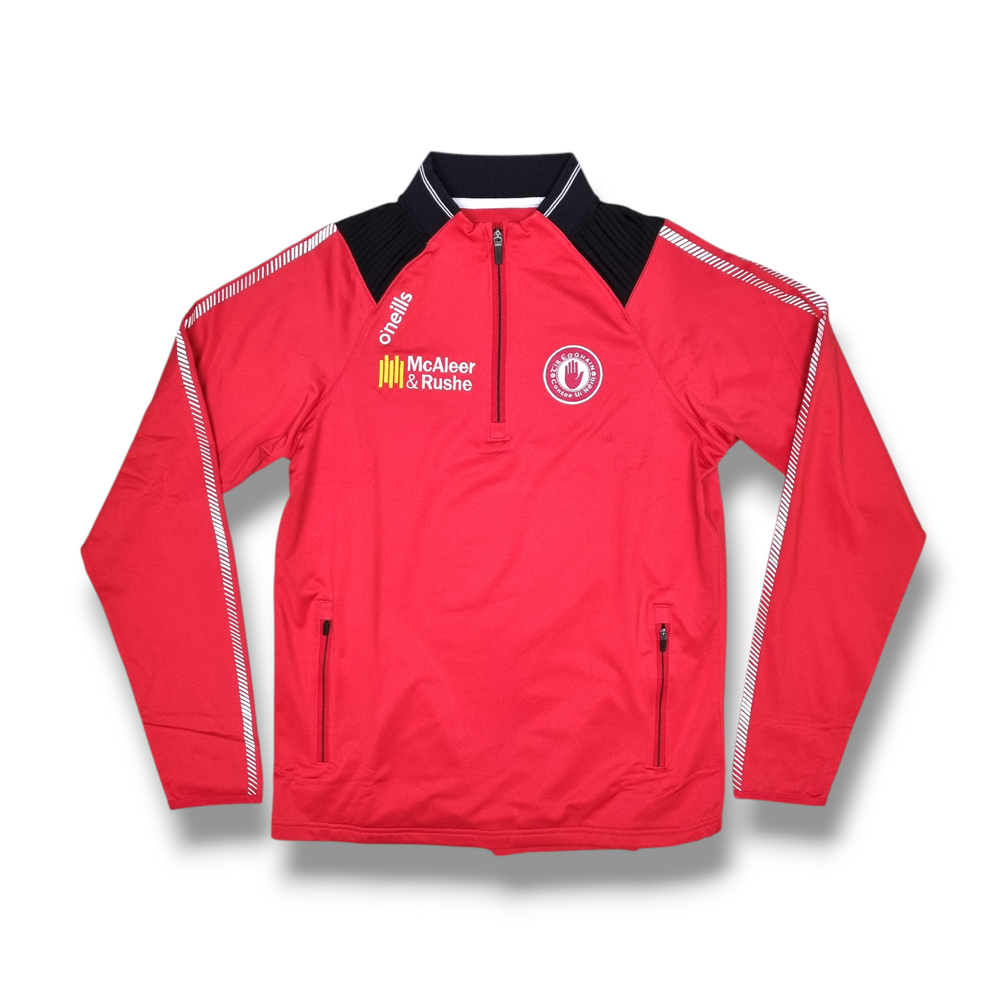 Tyrone GAA Dynamo Brushed Half Zip Top - Red - Adults