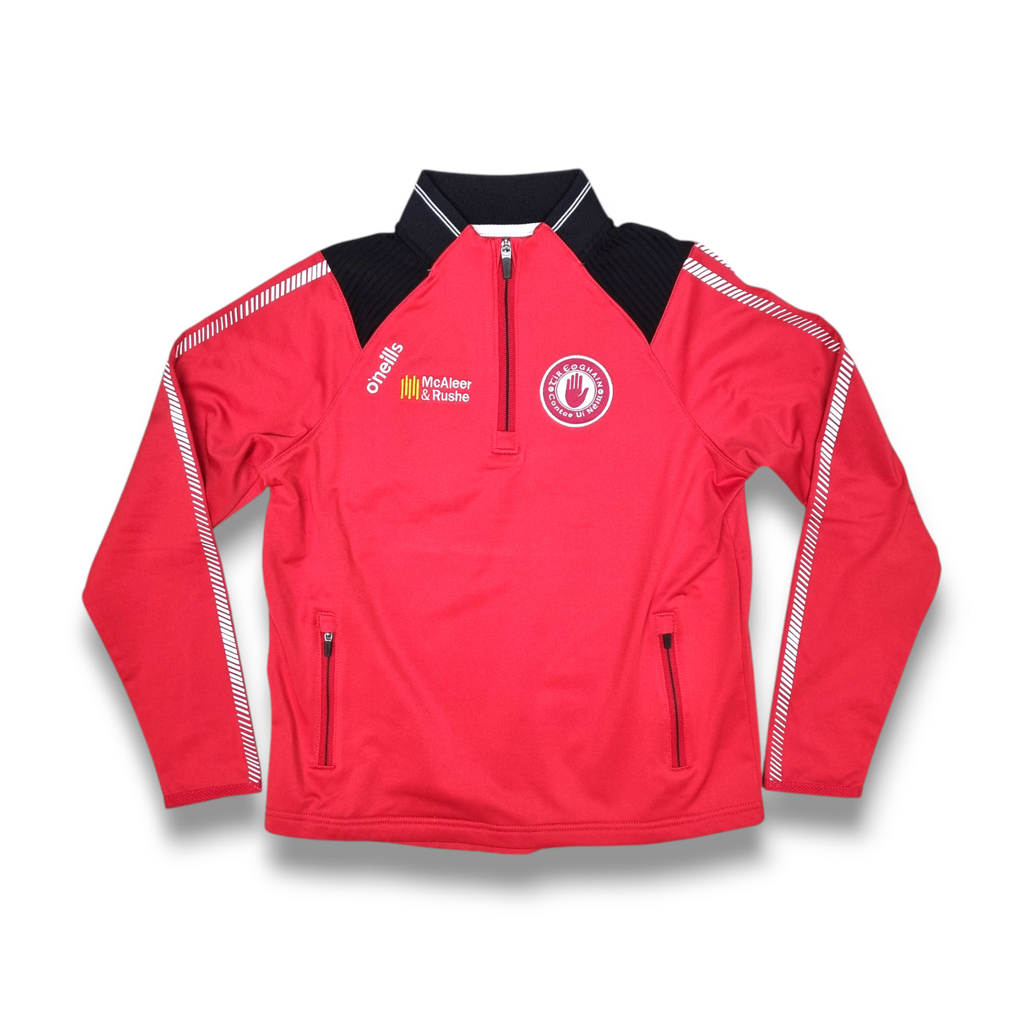 Tyrone GAA Dynamo Brushed Half Zip Top - Red - KIDS