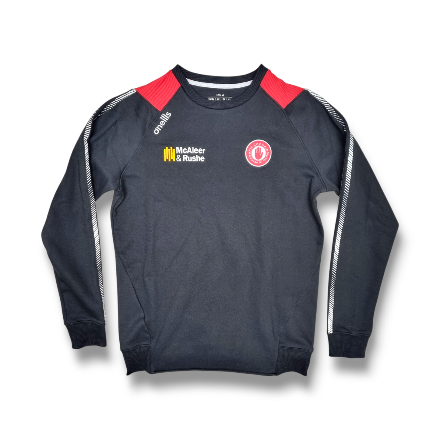 Tyrone GAA Dynamo Crew Jumper - Black - Adults