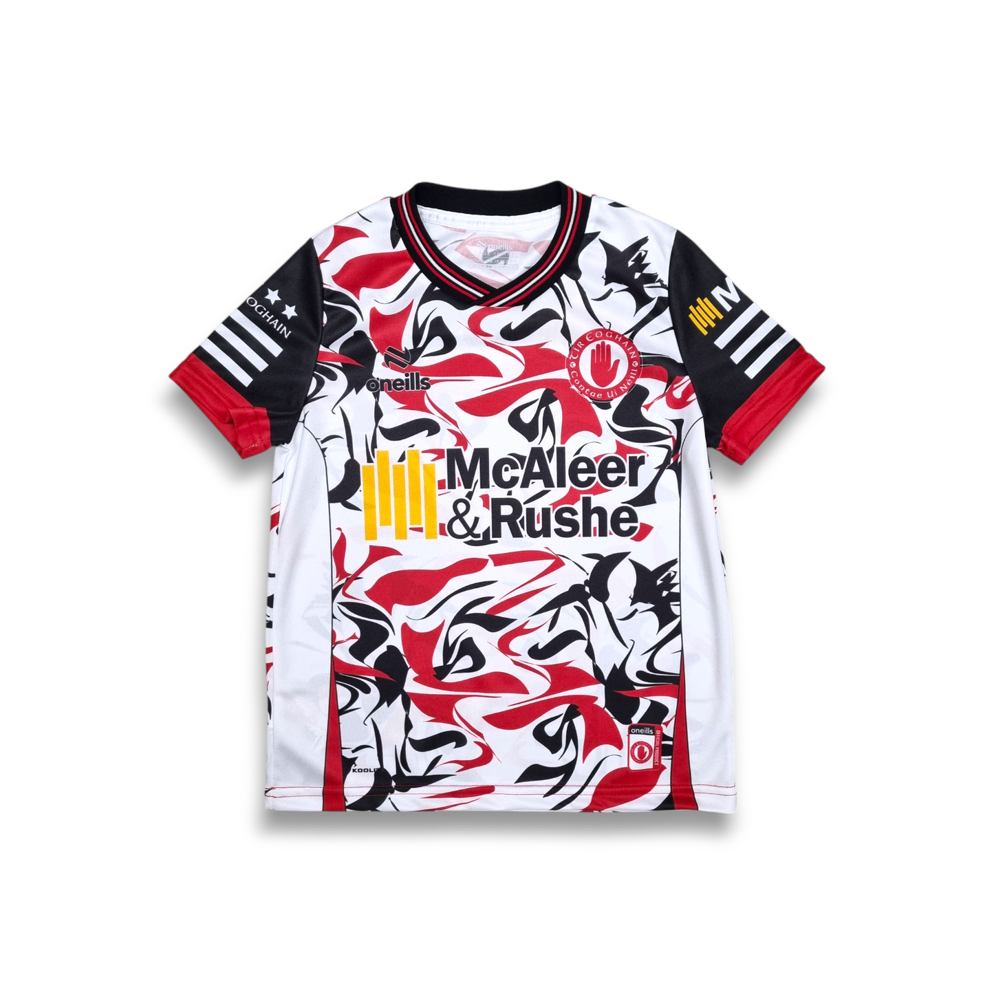 Tyrone GAA Training Jersey - White/Black - Kids