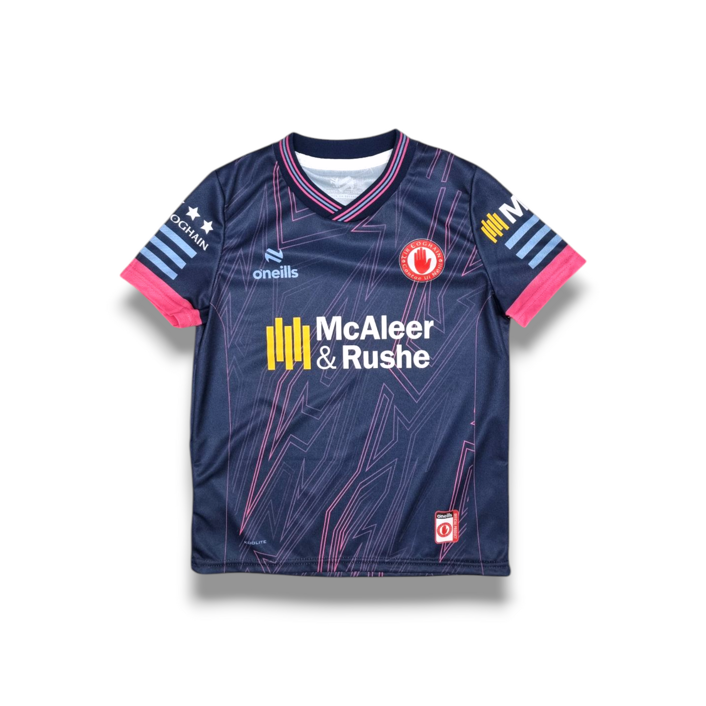 Tyrone GAA Training Jersey - Navy/Pink - Kids