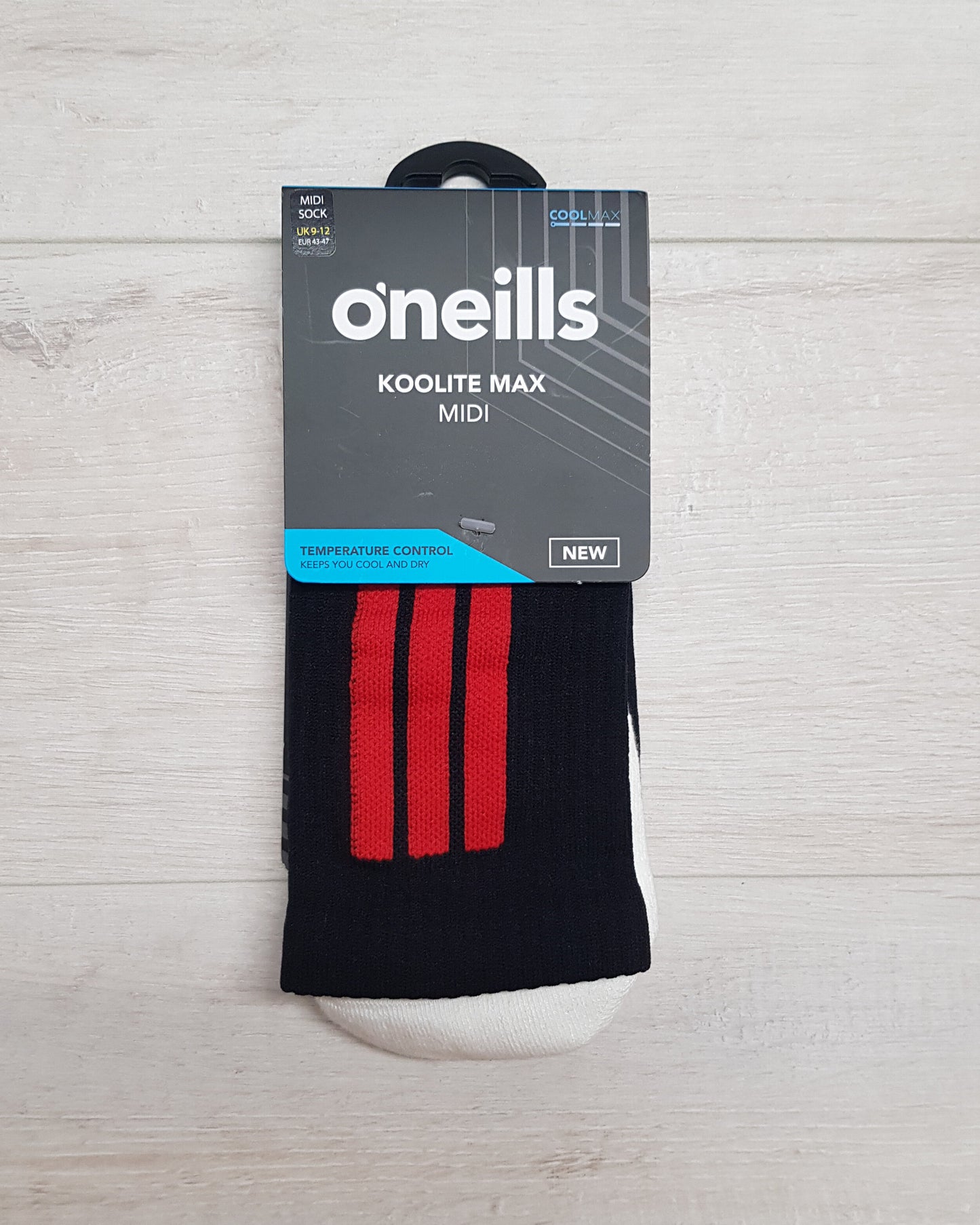 NEW O'Neill's Koolite MAX Midi Sock - Black/Red