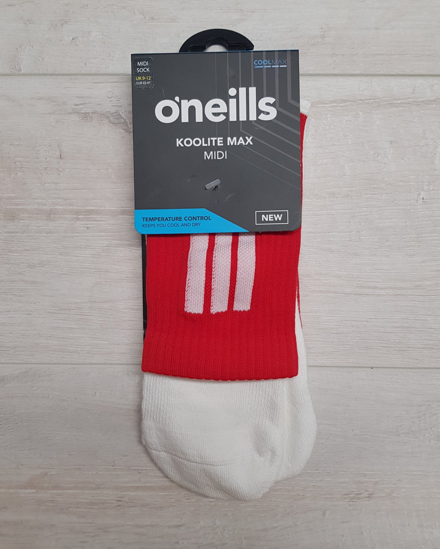 NEW O'Neill's Koolite MAX Midi Sock - Red/White