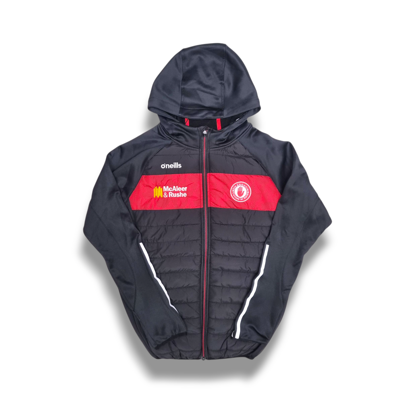Tyrone GAA Jacket Blk/Red - Rockway - ADULTS