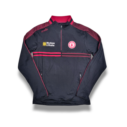 Tyrone GAA Nepal Brushed Half Zip Top - Black - Adults