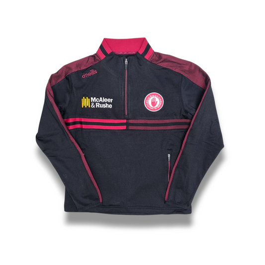 Tyrone GAA Nepal Brushed Half Zip Top - Black - KIDS