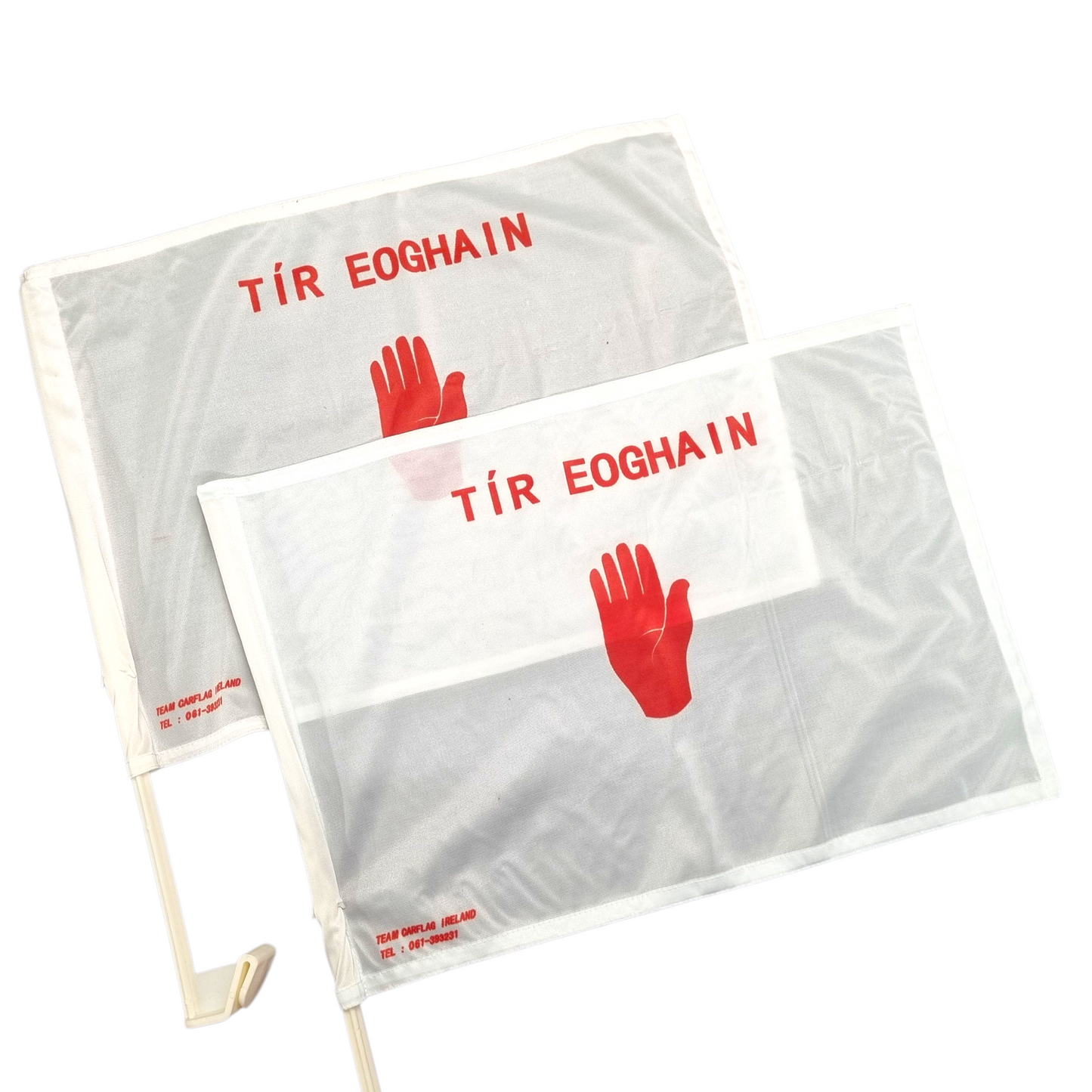 Tyrone Car Flag 2 Pack