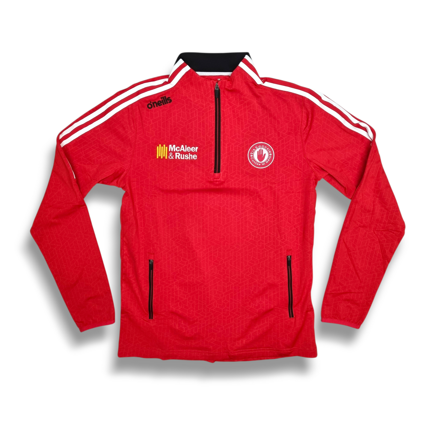 Tyrone GAA Hydra Brushed Half Zip Top - RED - ADULTS