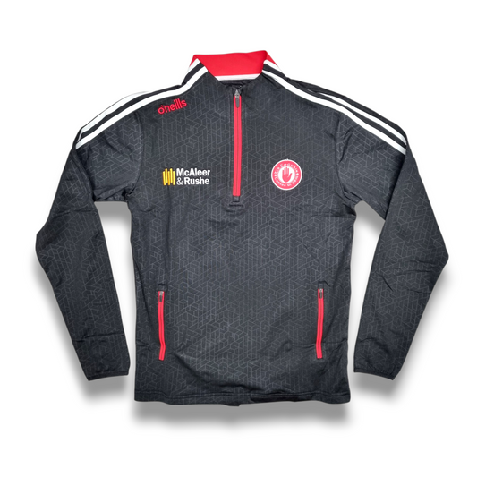 Tyrone GAA Hydra Brushed Half Zip Top - BLACK - ADULTS