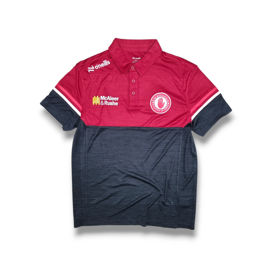 Tyrone GAA Sedona Polo - BLACK/RED - ADULTS