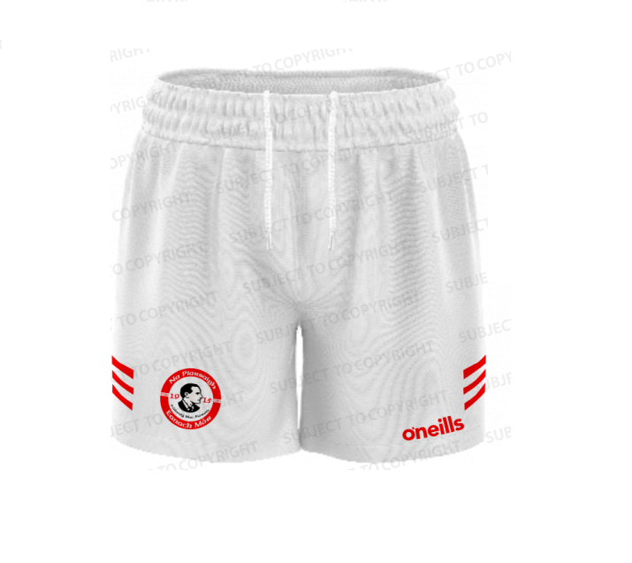 Eanach Mór CLG Shorts White ADULT  - Christmas 26