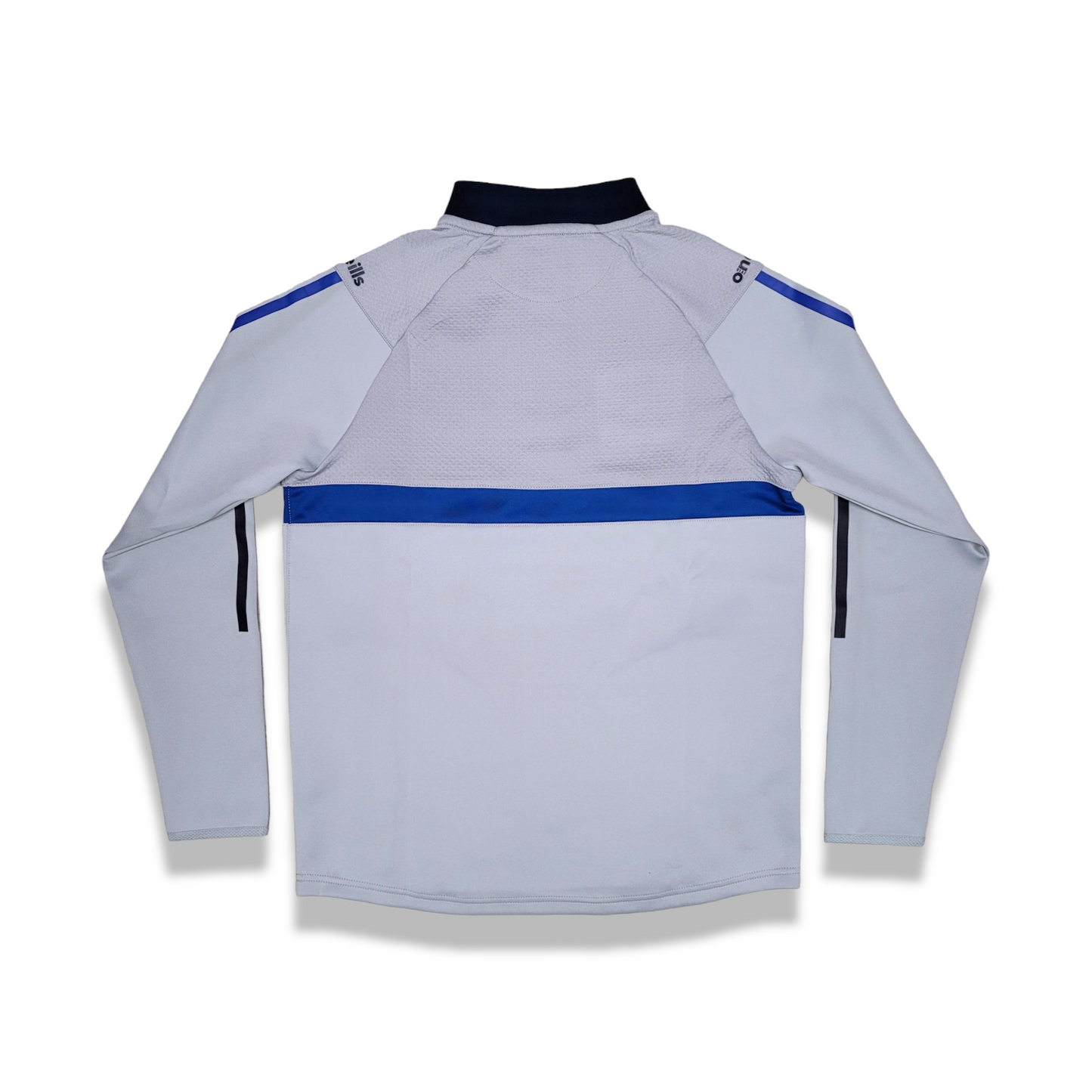 Monaghan GAA Hybrid 1/4 Zip - ADULTS - Silver/Royal