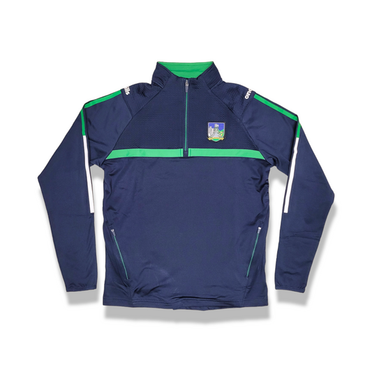 Limerick GAA 1/4 Zip - ADULTS - Marine/Green