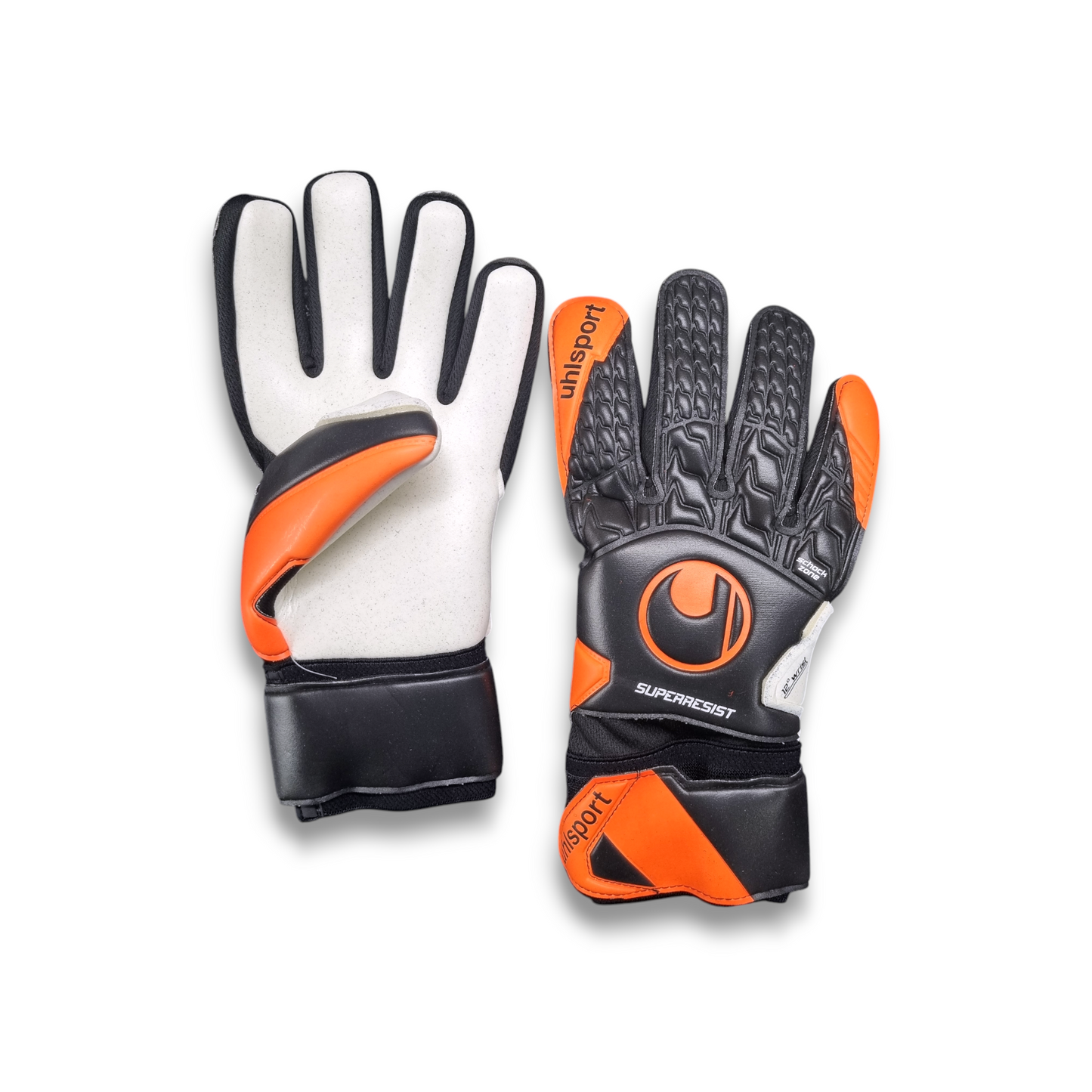 Uhlsport Super Resist GK Gloves - Black Orange - Adults