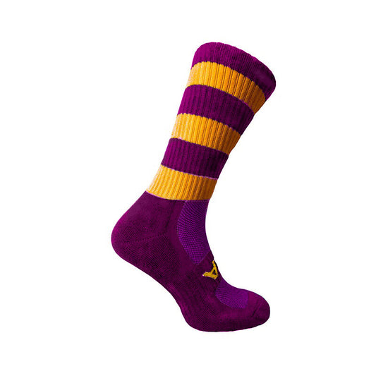 Atak Mid Leg Sports Shox - Purple/Amber