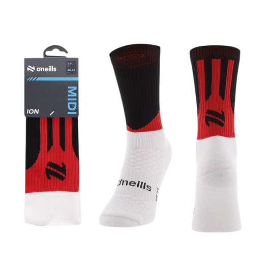 O'Neill's Midi Sock - Black / Red - KIDS