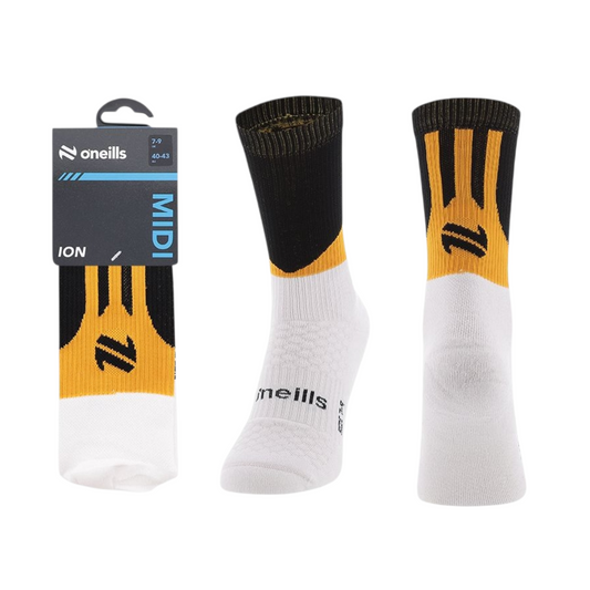 O'Neill's Midi Sock - Black / Amber - ADULT