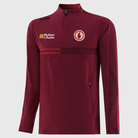 Tyrone GAA Nepal Brushed Half Zip Top - RED - KIDS