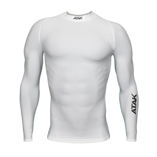 ATAK Compression Top WHITE - KIDS