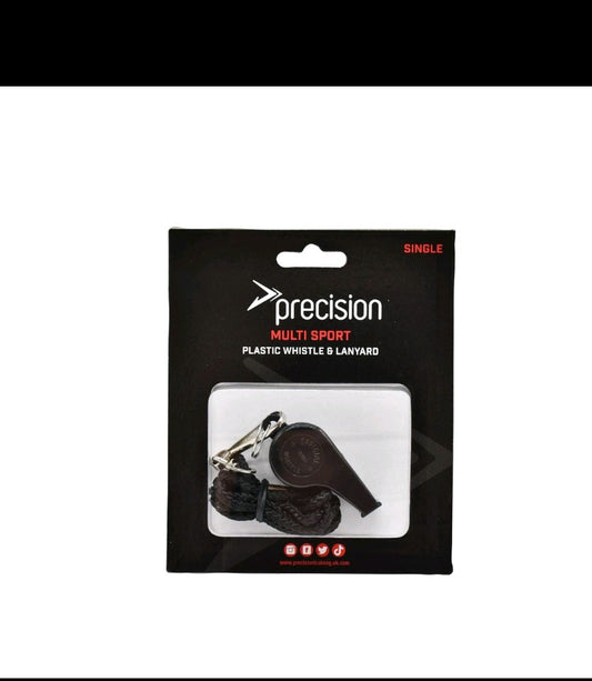 Precision Plastic Whistle & Lanyard